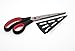Pizza Scissor Cutter: Stainless Steel Oversize Sharp Scissor! Cut Pizza Like a Pro Chef Includes Detachable Spatula. Easily Cut and Serve any size Hot Pizza