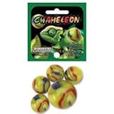 Chameleon Game Net Set Glass Mega Marbles (25 Piece)