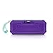 Aduro Amplify Sound Glow Wireless Portable Speaker w/ LED Light Show & Built-in FM Radio & Hands Free Calling w/ Built-in Microphone (Purple/Turquoise)