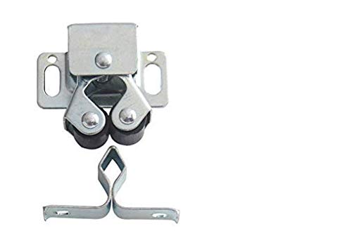 Cufe Double Roller Lockers for Furniture Door Set of 10 Niquel 0