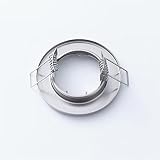 Hsthe Sea Set of 6 Recessed Light Frames Aluminium Silver GU10 50mm view 4