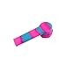 Unbreakable Silicone Straw Pipe with Lid and Metal Free Bowl Decor-Looks Very Cute and Practical (Pink,Blue)