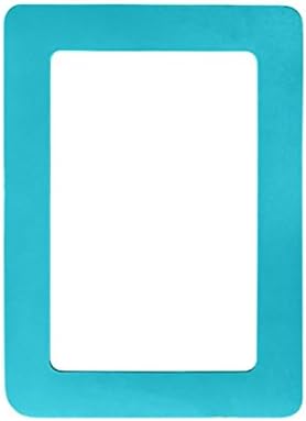 Yeefant Colorful Magnetic PVC Picture Collage Frame Photo Magnets Photoframe Refrigerator,4.6x6.3 Inch,Light Blue