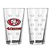 San Francisco 49ers Satin Etch Pint Glass Set