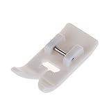 Labellevie Non-Stick Zigzag Teflon Presser Foot Low Shank for Domestic Sewing Machine Plastic