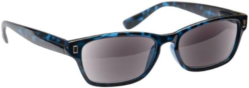 UV Reader Blue Tortoiseshell Sun Readers Reading Glasses Sunglasses UV400 Wayfarer Style Mens Womens UVSR005 +2.50