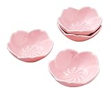 Jusalpha Pink Cherry Blossom Porcelain Sauce