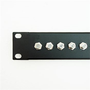 Penn Elcom 1U Punched Patch Panel with 24 x F Type Connectors CP-1000