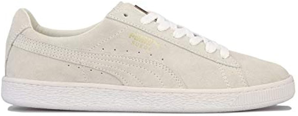 puma suede classic metal badge sneakers