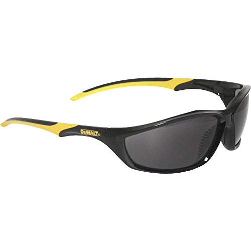 DEWALT Router Smoke Ploycarbon Safety Glasses - Yellow/Smoke, One Size