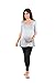 3 Pack Women's Draped Maternity Tunic by Mother Bee and Rags & Couture - Made in USA