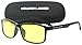 Holland & Jagger Blue Light Blocking Computer Glasses-FDA Approved-Sleep Better, Reduce Eyestrain & Fatigue When Gaming, Tablet/Phone Reading, TV-Anti Glare Eyewear Men and Women (PC Black).