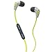 Skullcandy 50/50 2.0 in-Ear Headphones with Mic - Dark Grey/Light Grey/Hot Lime