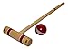 AmishToyBox.com Deluxe Croquet Game Set - 6 Player - with Wooden Stand (Three 28