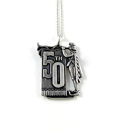 Amazon.com: 50th Wedding Anniversary Pendant Necklace ...