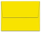 50 Yellow A7 Envelopes - 7.25