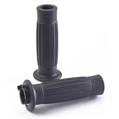Black Barrel Motorcycle Grips with TRIUMPH Logo for TRIUMPH Motorcycle Street Twin Thruxton Motorcycle