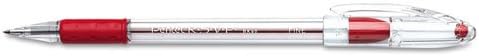 R.S.V.P. Ballpoint Stick Pen, Red Ink, Fine, Dozen
