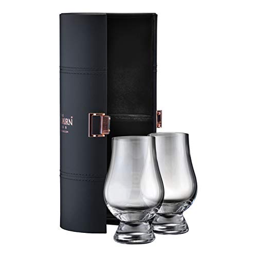 Glencairn Whisky Glass, Set of Two in Leather Travel Case Pricepulse