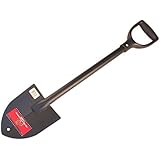 Bully Tools 92712 14-Gauge Round Point Trunk Shovel with Poly D-Grip Handle