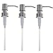Stainless Steel Liquid Soap and Lotion Dispenser Pumps Replacement for Bottles (3pcs)