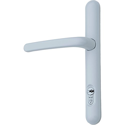 Lock Lock High Security UPVC Lever Door Handle 211mm Screw Positions White