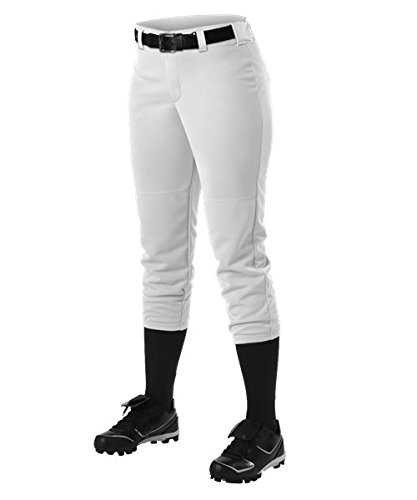 Alleson Girl's Fastpitch Pants - White - Small