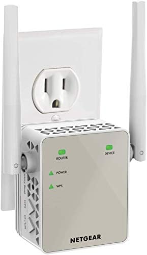 Netgear Ex6120 Wifi Range Extender Tacker 2 Till 3 Rum Och 20 Enheter Med Ac1200 Tradlos Signalforstarkare Med Dual Band Upp Till 1 200 Mbit S Kompakt Vaggpluggsdesign Amazon Se Electronics