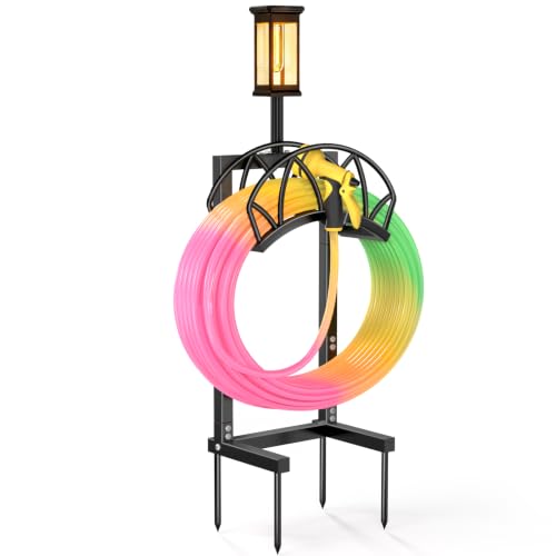 HZE Garden Hose Holder with Light