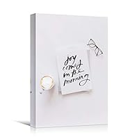 Canvas Wall Art Pressed Quotes Bedroom Industrial Inspirational Modern Art Multicolor Neon Photography Quotes Urban - 12x18 inches