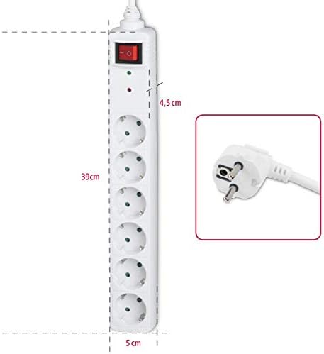 00047778 1,4 m Multi Base - Multi Bases (1,4 m, 230 V, 50 Hz, Branco)