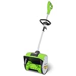 GreenWorks 2600802 8 Amp 12-Inch Corded Snow Shovel