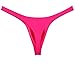 Men's Elastic Thong Spandex T-Back Underwear Pink XL