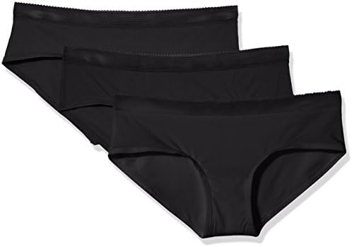 Madeline Kelly Women's 3 Pack Hipster in 360 Stretch Black-Black-Black M