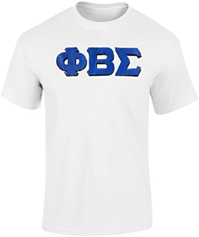 Phi Beta Sigma Double Hit Vintage Print Tee White XX-Large