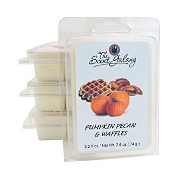 The Scent Galaxy Pumpkin Pecan & Waffles Wax Melts - Highly Scented Wax Melts - Long Lasting Aroma - Pure and Natural - Hand Poured