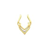 IceCaratsÂ® Designer Jewelry 14K White Yellow Gold Pendant Enhancer