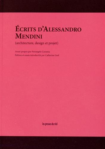 Écrits d'Alessandro Mendini