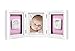Pearhead Babyprints Baby Handprint and Footprint Deluxe Desk Photo Frame & Impression Kit, Tabletop Nursery Keepsake For Baby Girl Or Baby Boy, White