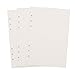 A5 Refill Paper Refillable Paper Squared Filler Paper Loose Leaf Paper 6-Holes Inserts 135 Sheets 270 Pages