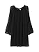 Women's Off Shoulder Boho Swimsuit Cover-Up Tunic Top Mini Dress S Black