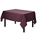 Gee Di Moda Square Tablecloth - 52 x 52 Inch Burgundy Table Cloth for Small Square or Round Tables - Heavy Duty Washable Fabric - for Buffet Table, Holiday Party, Dinner, Wedding & Baby Shower