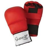 Pro Force Gladiator Karate Gloves - Red - Medium