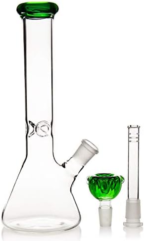 28cm Glass filter 400g Green bottle