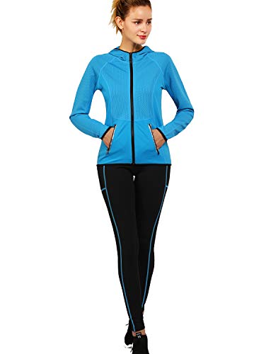 Activewear Sets for Women-Track Leggings Pants Hoodie Jackets 2 Piece Set Tracksuits Yoga Outfit Jogging Workout Set Gymwear - Thumbnail 2