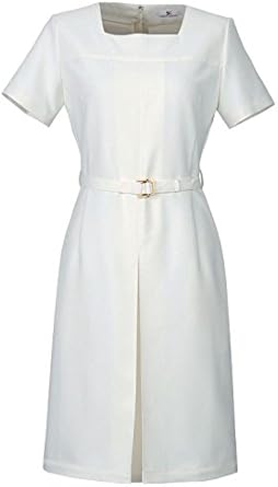 Amazon エステティック Esthetique エステ 美容師用 ワンピース モノトーン ベルトがアクセント 021 E 3080 制服 ワークウェア 通販