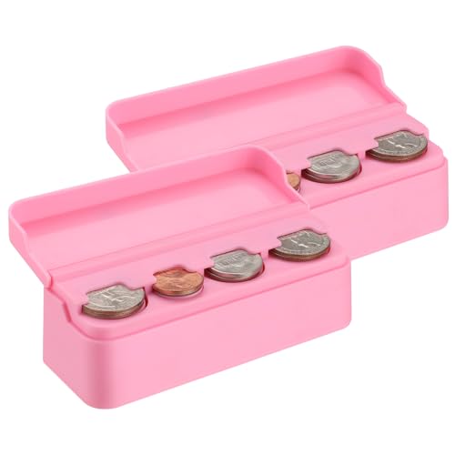 SINGARO Coin Holder for Car, Coin Change Organizer
