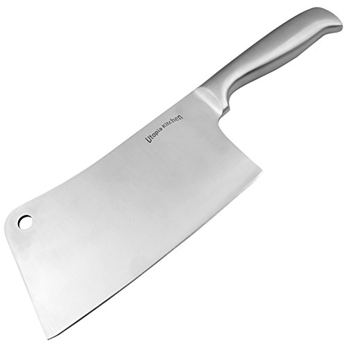 7-inch stainless-steel bone knife - chopper - cleaver -…