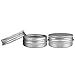 Beauticom Aluminum Silver Tin Metal Storage Containers with Screwtop Lids for DIY Beauty, Cosmetics, Accessories, Travel and More! (12 Pieces, 30G)