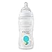 Playtex Baby Nurser Bottle with Disposable Drop-Ins Liners, for Breastfed Babies, 8 Ounce Decorated Bottles, 3 Count